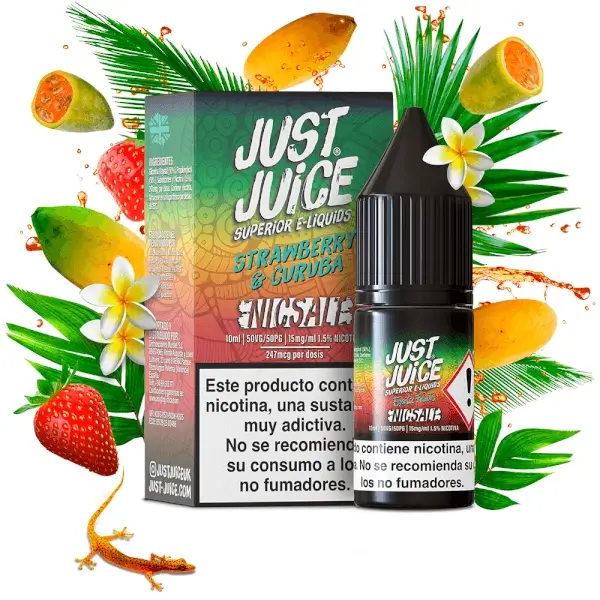 Strawberry & Curuba - Just Juice Exotic Fruits Nic Salt 10ml