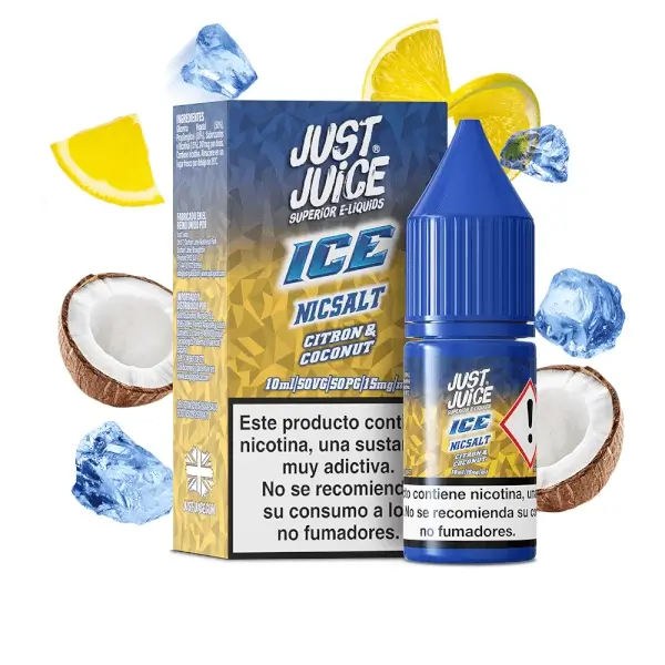 Sales Citron Coconut - Just Juice Ice Nic Salts 10ml