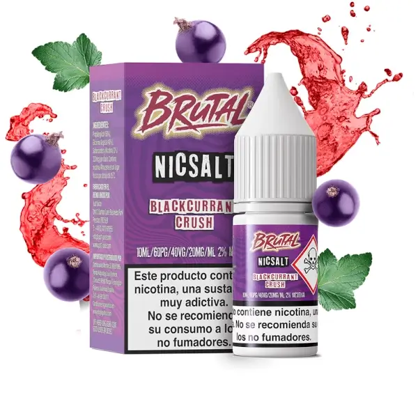 Sales Blackcurrant Crush - Brutal Drinks Salts by Just Juice 10ml